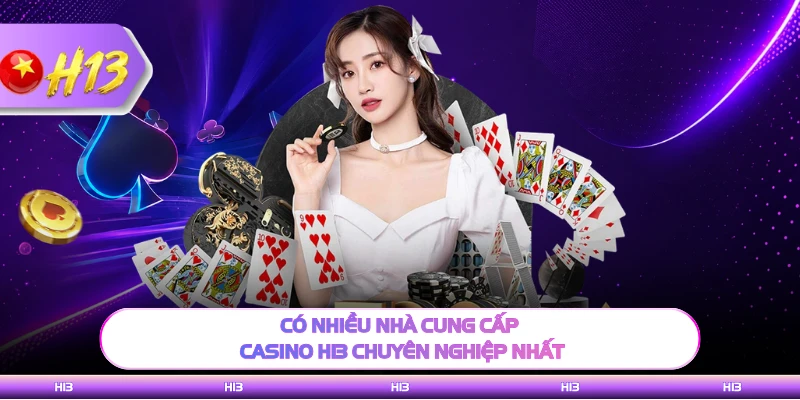 Có nhiều nhà cung cấp casino H13 chuyên nghiệp nhất