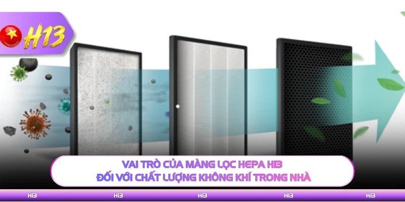 Vai trò của màng lọc HEPA H13 đối với chất lượng không khí trong nhà 